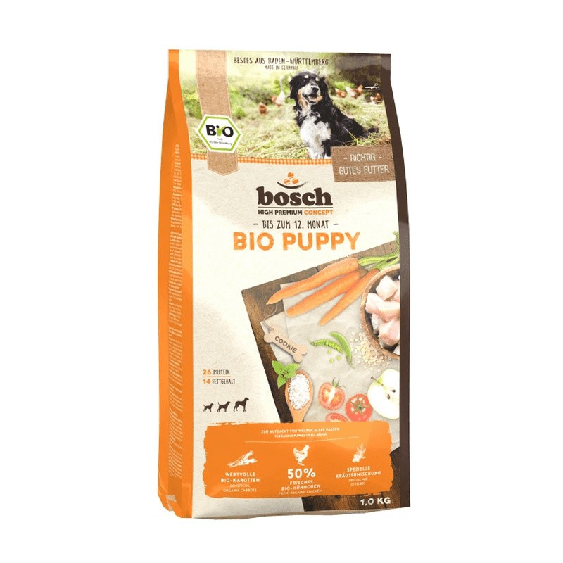 BOSCH Bio Puppy con Pollo y Zanahorias para cachorros