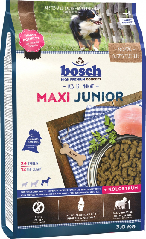 BOSCH Maxi Junior Ave para cachorro de tamaño grande