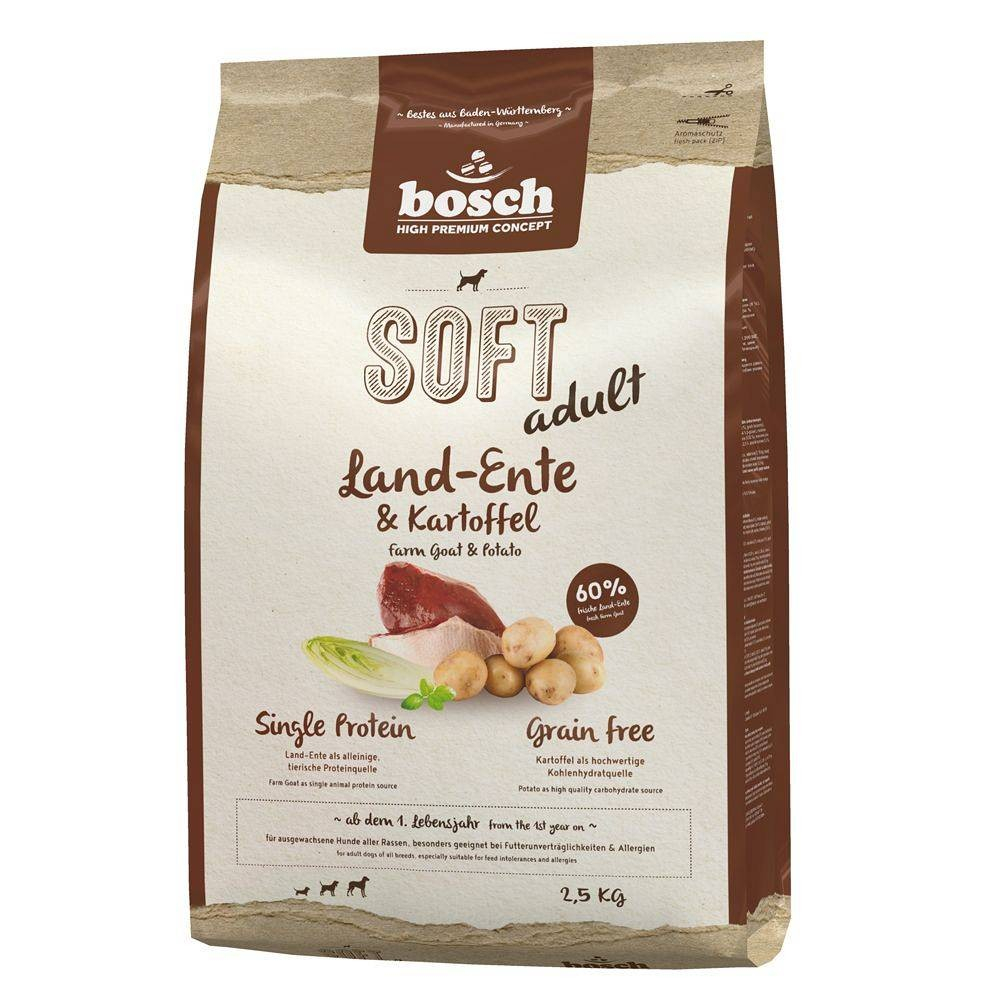 BOSCH Soft Land-Ente & Kartoffeln Adult für Hunde