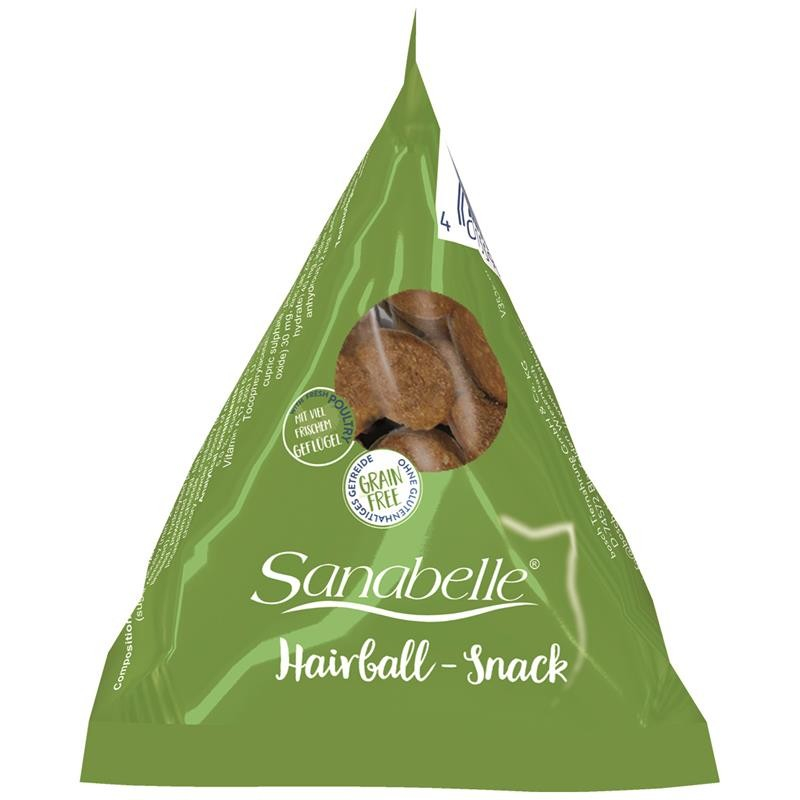 SANABELLE Hairball Snack en bolsita individual para gato adulto
