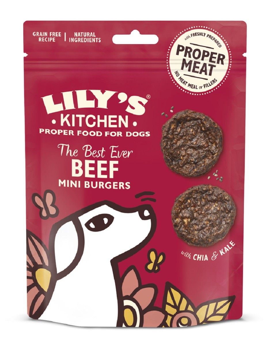 LILY'S KITCHEN The Best Ever Beef Mini Burgers pour chien