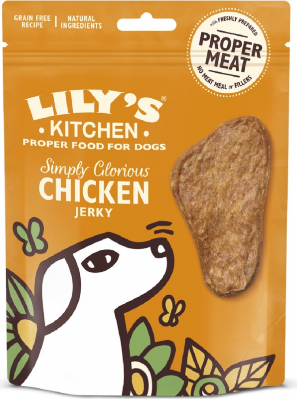 LILY'S KITCHEN Simply Glorious Chicken Jerky pour chien