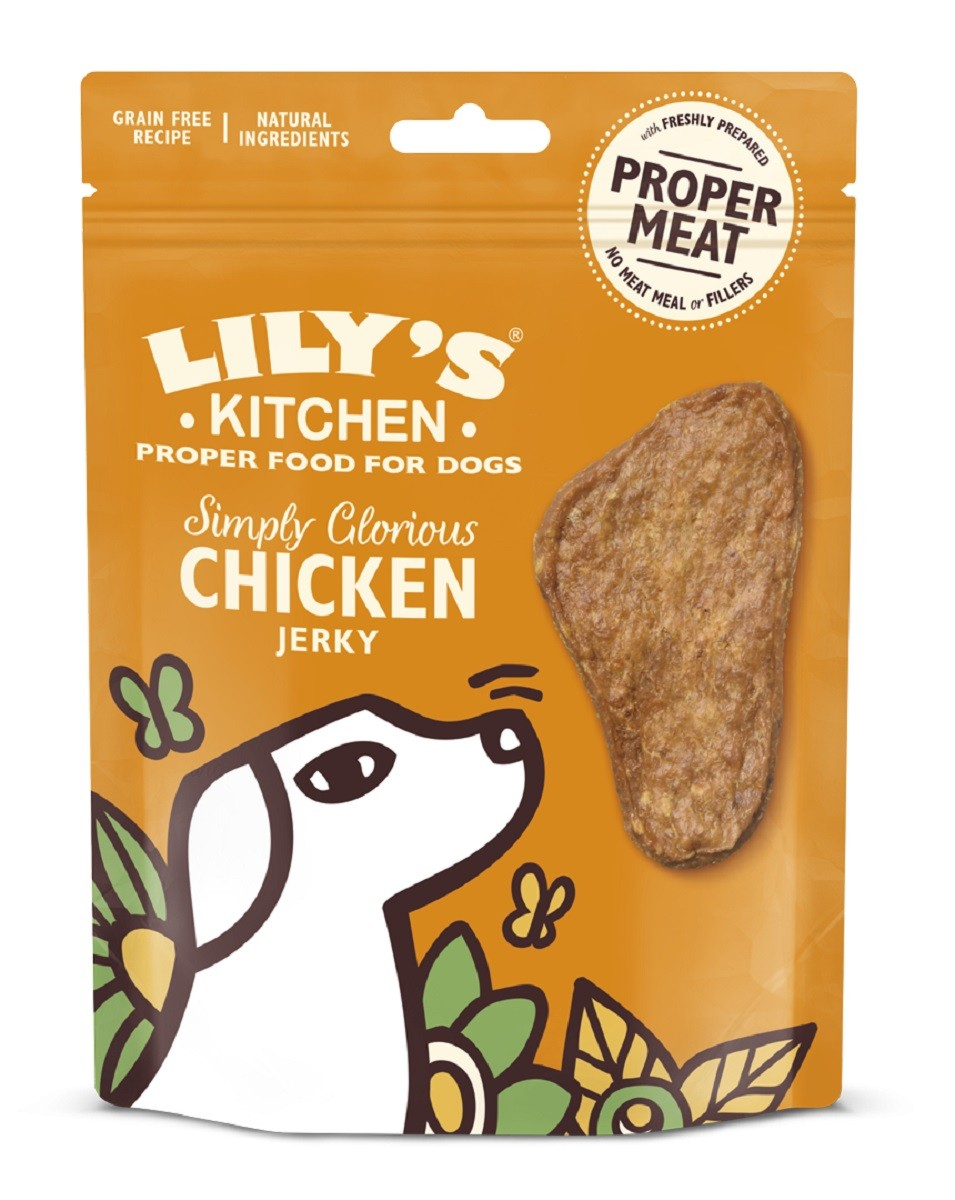 LILY'S KITCHEN Simply Glorious Chicken Jerky per cani