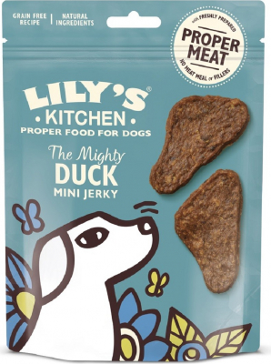 LILY'S KITCHEN The Mighty Duck Mini Jerky pour chien