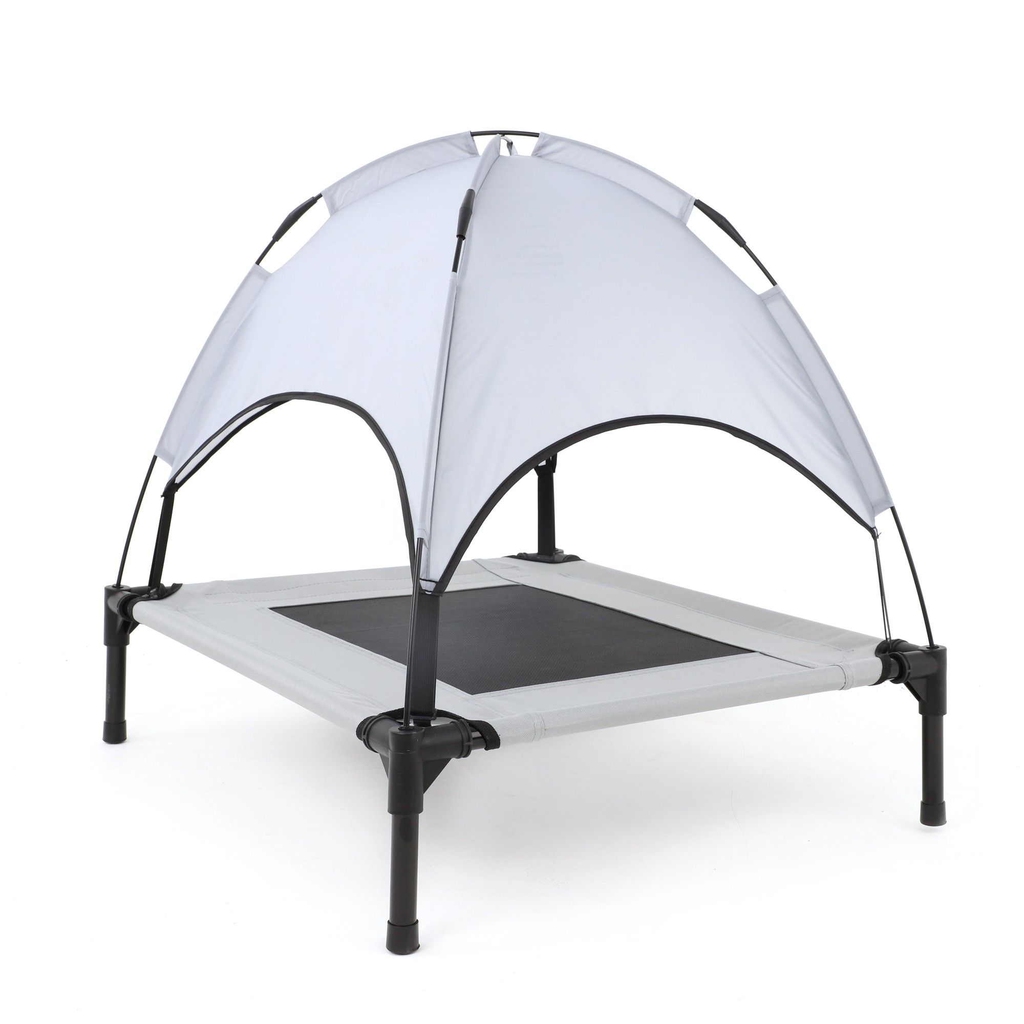 Cama de exterior con parasol para perros Zolia Camper Plus