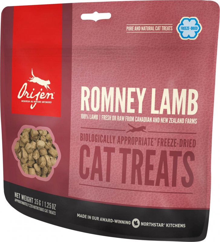 ORIJEN Friandises Romney Lamb à l'agneau pour chat