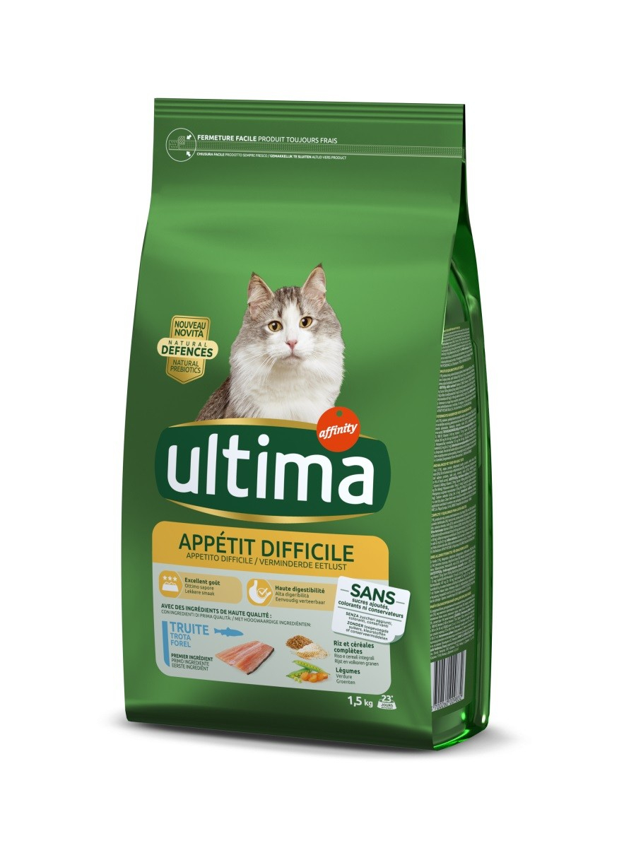 Affinity ULTIMA mit Forellen für Katzen mit Appetitlosigkeit