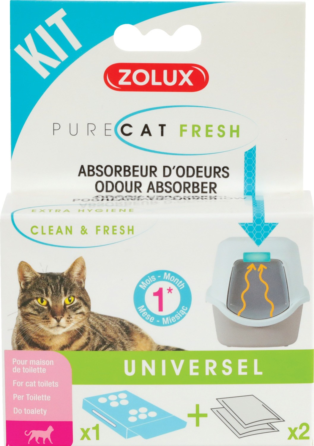 Kit PureCat Fresh voor kattenbak