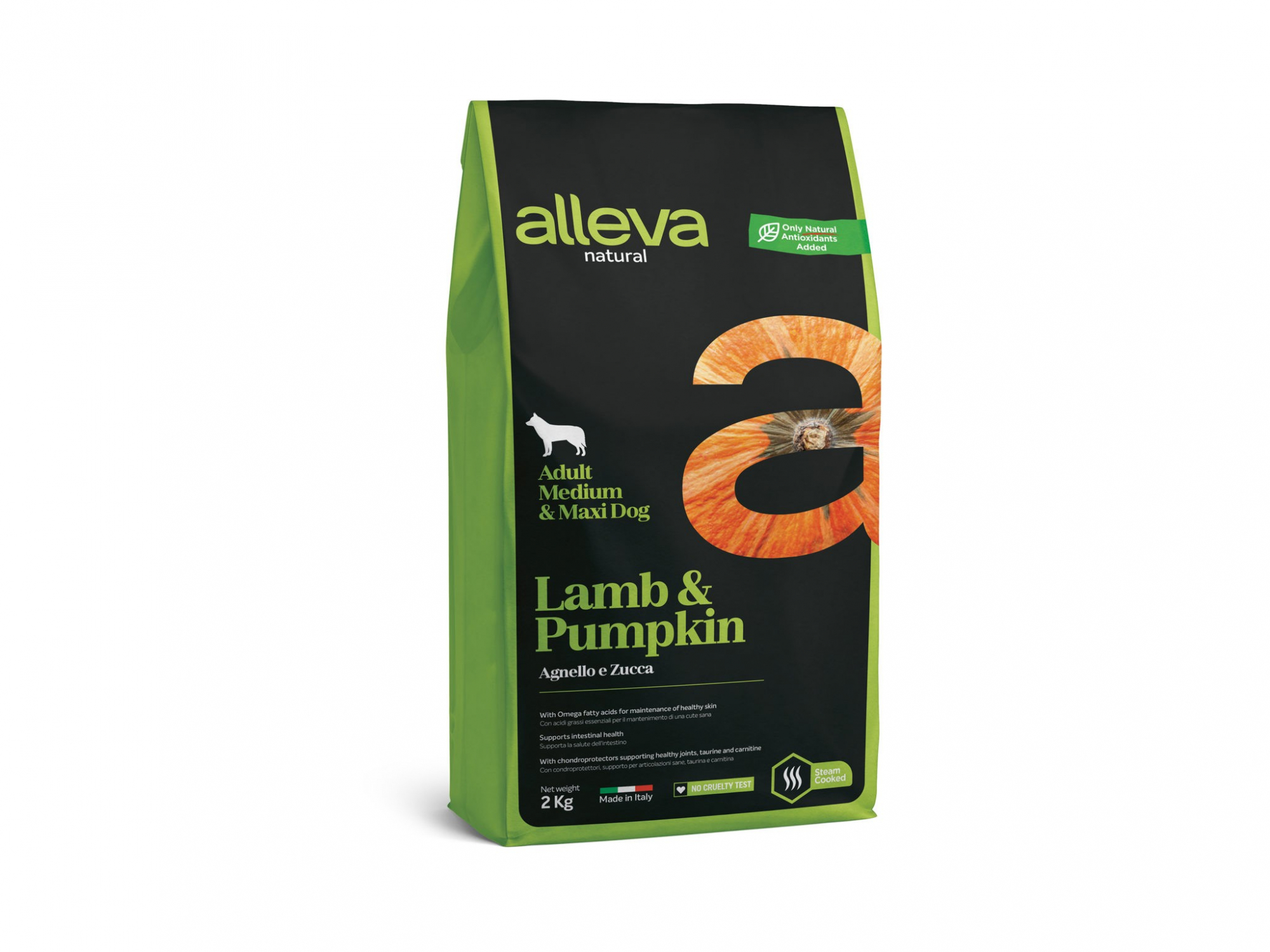 ALLEVA Natural Adult Medium & Maxi Dog - Lamb & Pumpkin