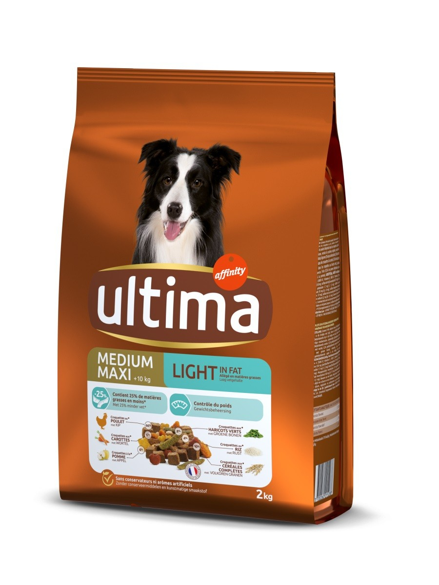 Affinity ULTIMA Medium-Maxi Light in Fat Pollo per cani