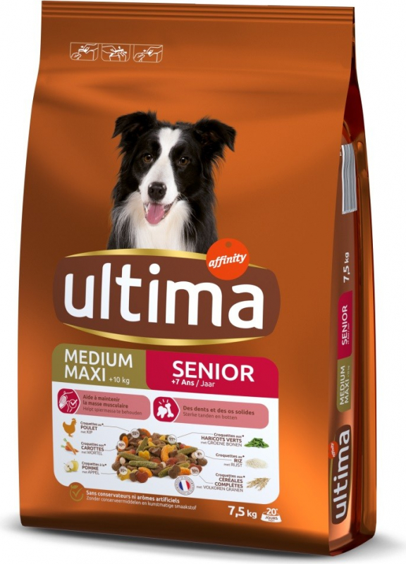 Affinity ULTIMA Medium-Maxi Senior Poulet pour chien