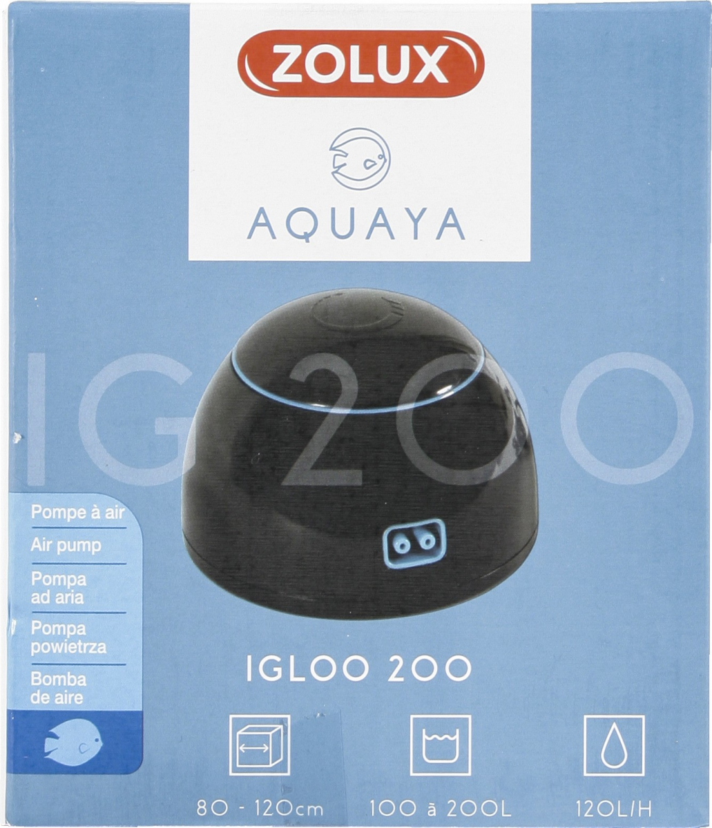 Kit pompe à air Igloo 200 - pour aquarium de 100 à 200L - blanc