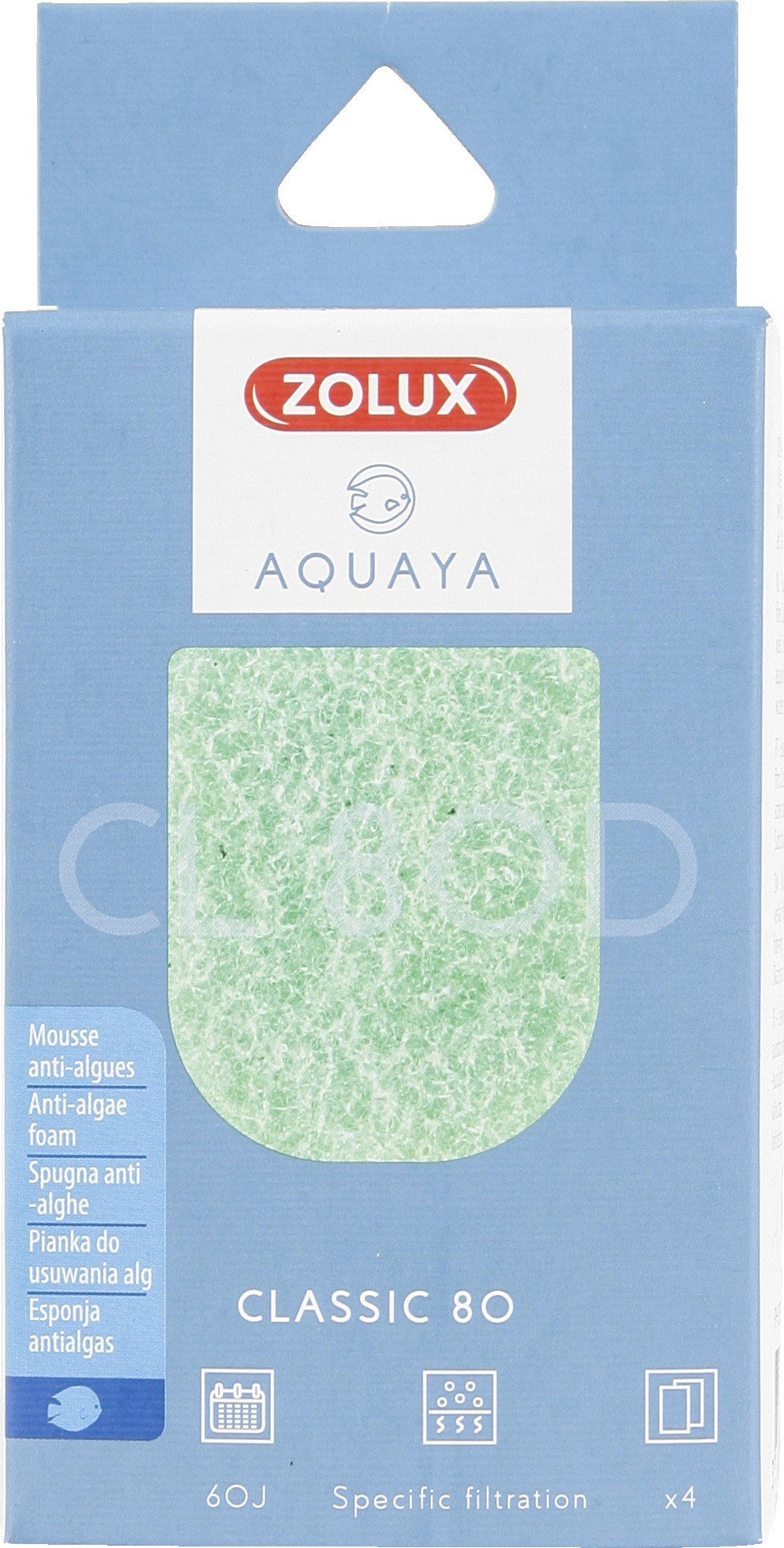 Esponja antifosfatos para filtro Classic Aquaya