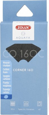 Mousse charbon pour filtre Corner Aquaya