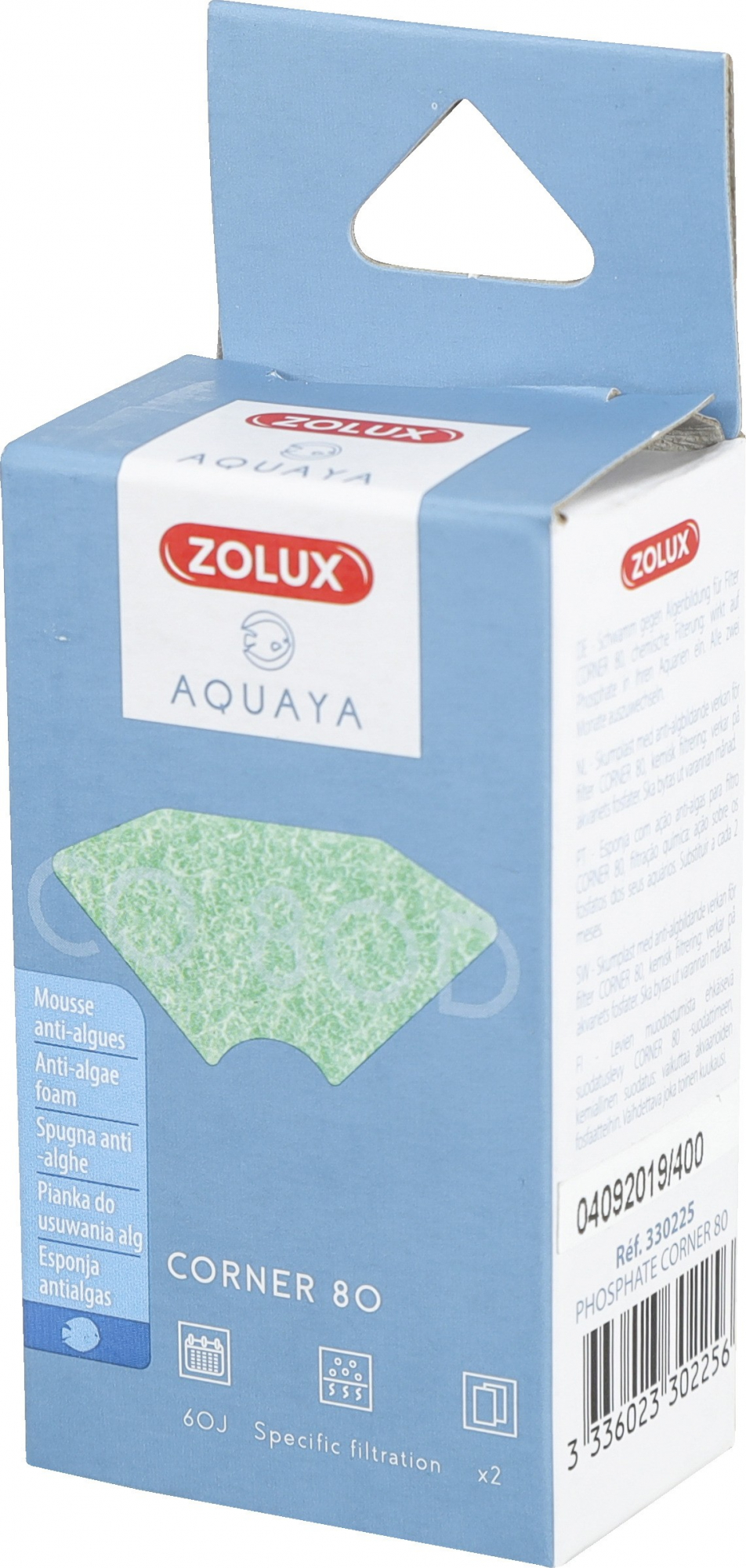Antifosfaat schuim voor filter Corner Aquaya