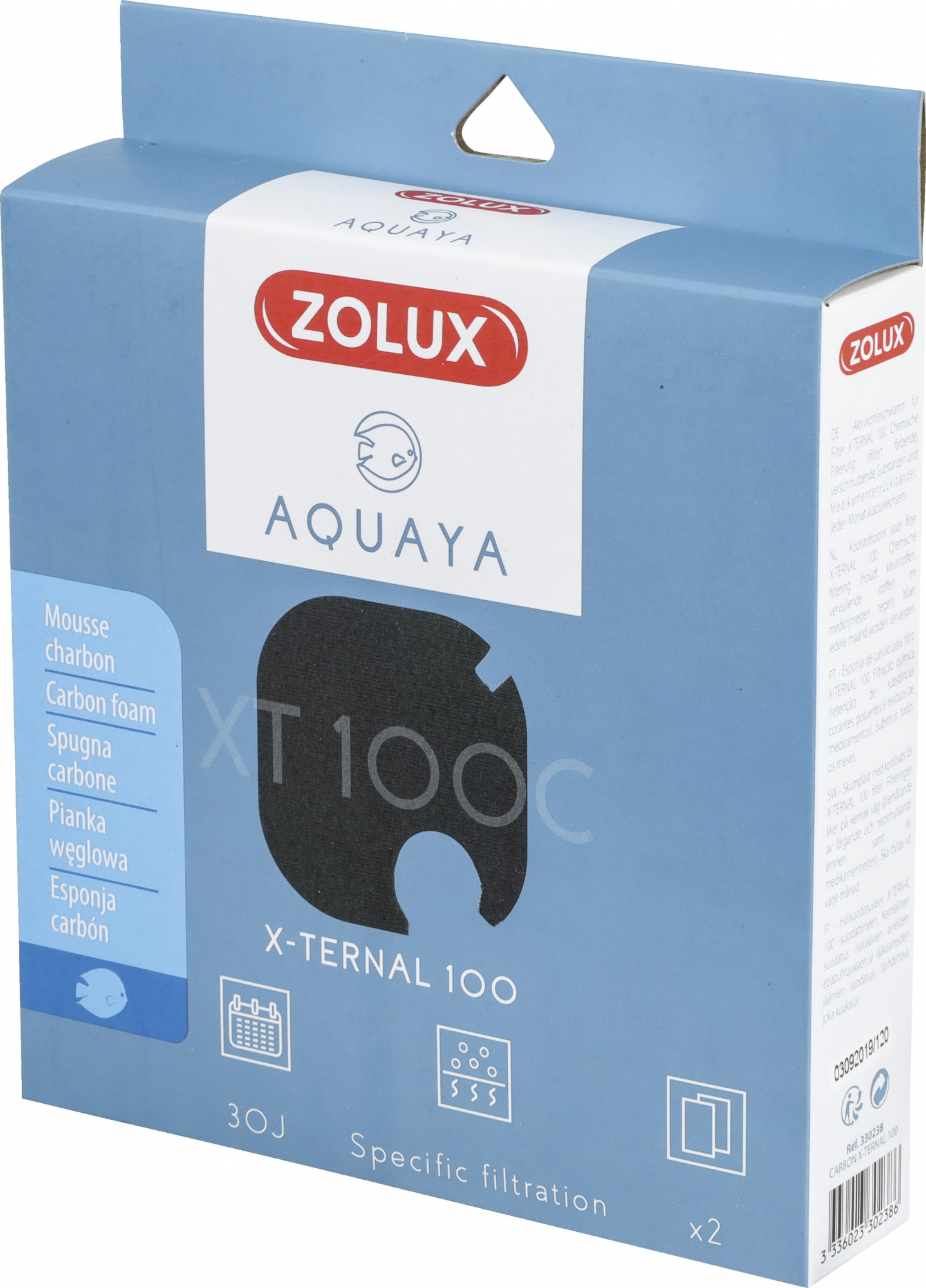 Kool spons voor filter Xternal Aquaya