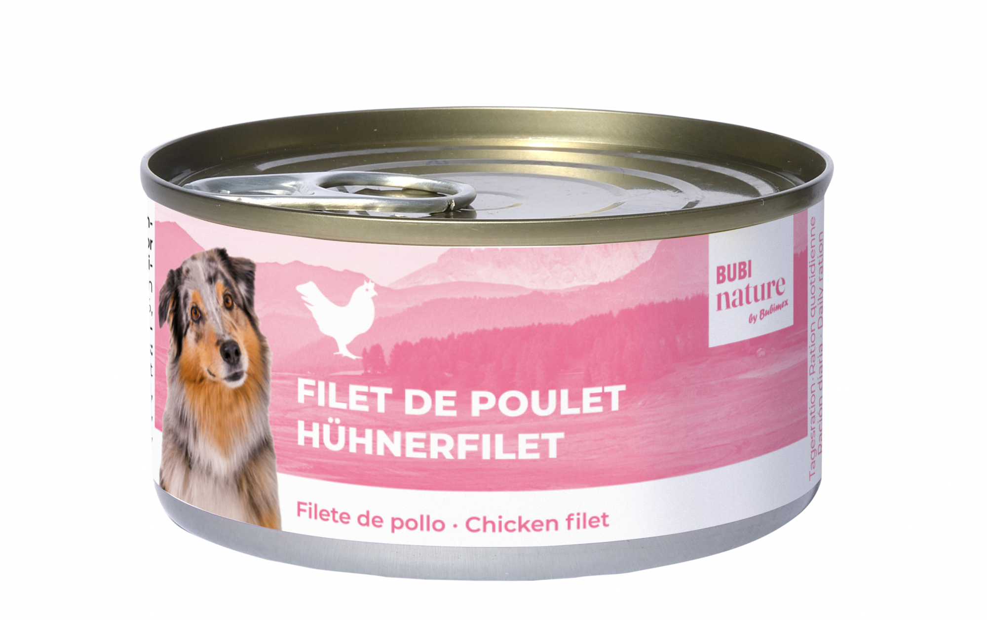 Pâtée BUBIMEX Bubi Nature Filets de Poulet pour chien