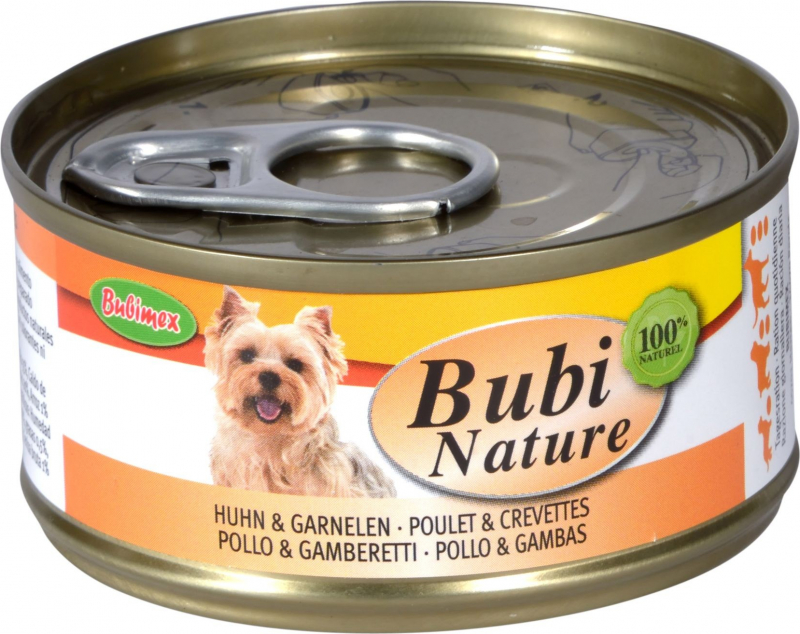 BUBIMEX Bubi Nature mit Huhn &amp; Garnelen für Hunde