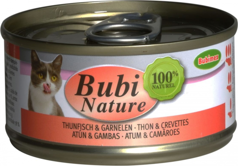 Patè BUBIMEX Bubi Nature Tonno & Gamberi per gatto