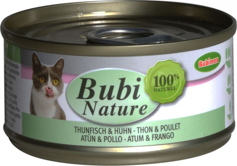 Patè BUBIMEX Bubi Naturale Tonno & Pollo per gatti