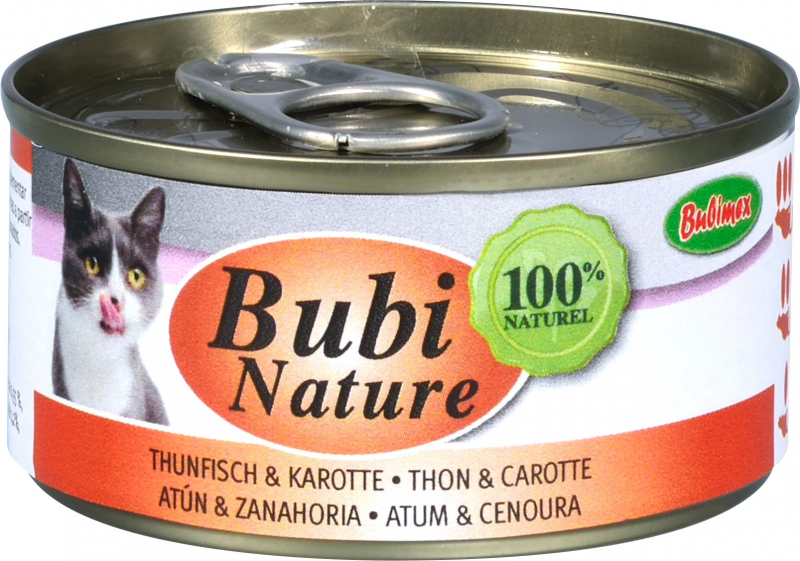 BUBIMEX Bubi Nature Tonijn & Wortel Blikvoer voor Katten: