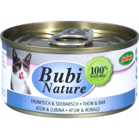 Alimento húmido BUBIMEX Bubi nature atum & robalo para gato