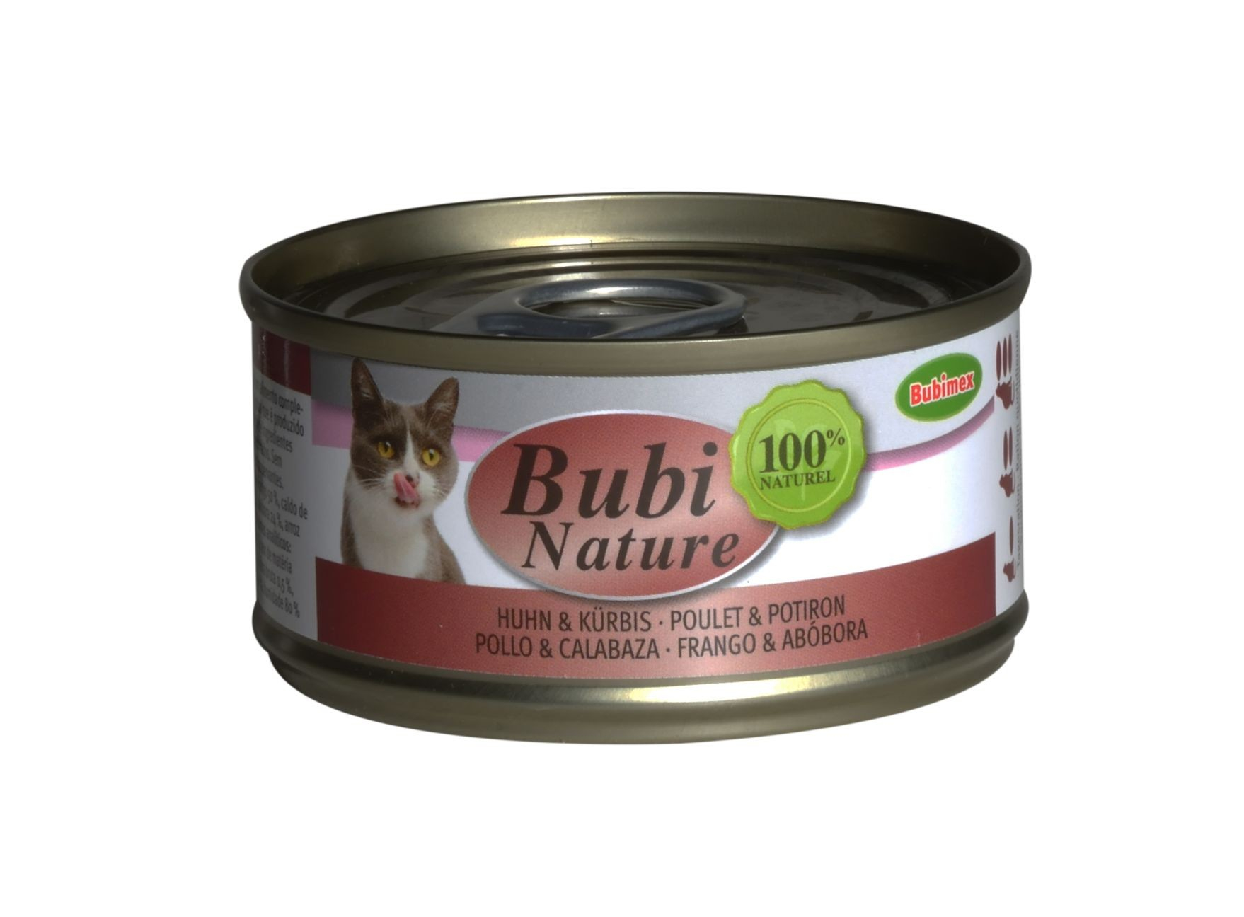 Alimento húmido BUBIMEX Bubi Nature Frango & Abóbora para gato