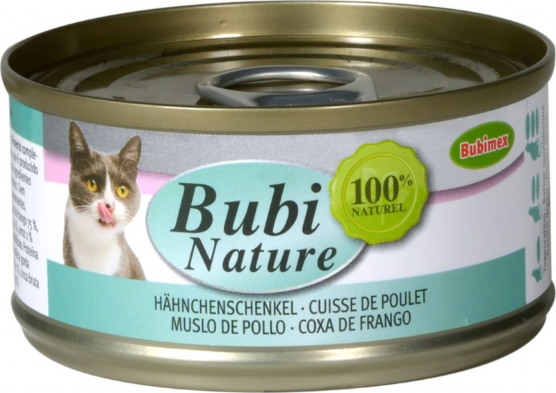 Alimento húmido BUBIMEX Bubi Nature de coxa de frango para gato