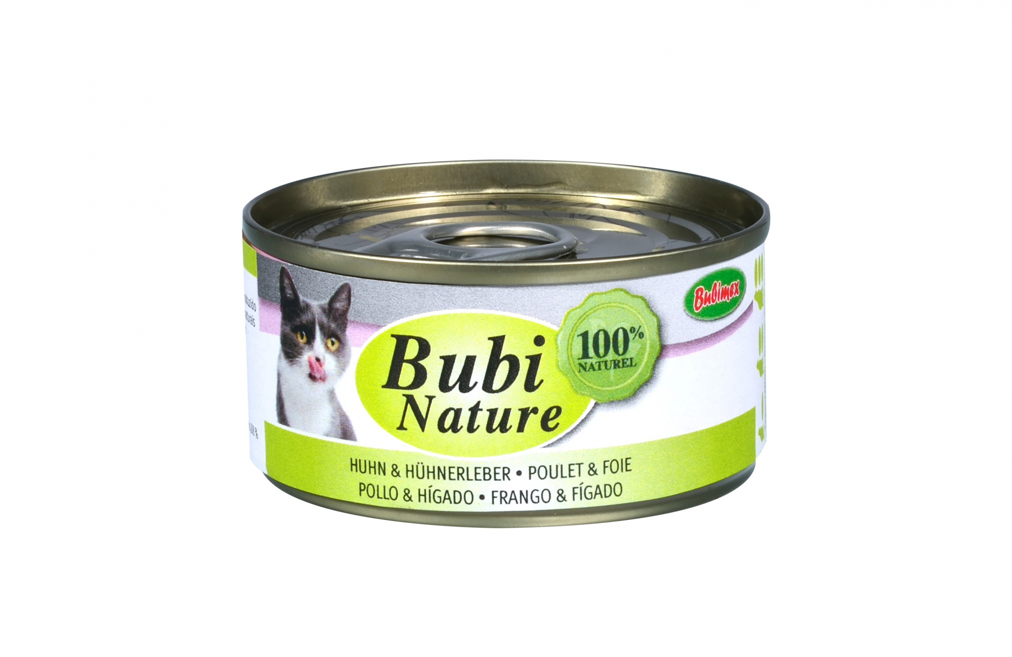 Alimento húmido BUBIMEX Bubi nature frango & fígado para gato