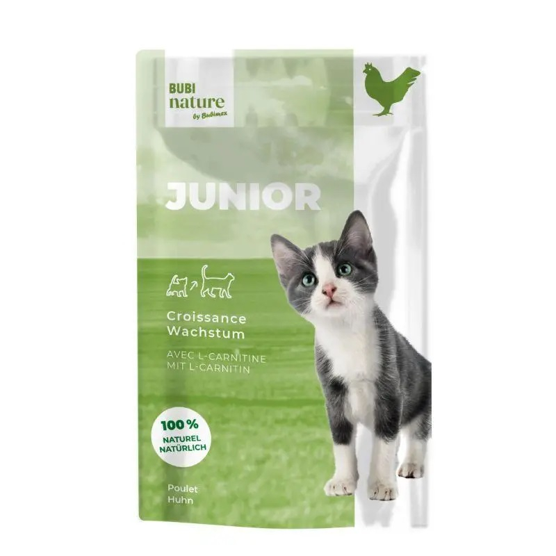 Pâtée BUBIMEX Bubi Nature Sachet Junior de Poulet pour chat
