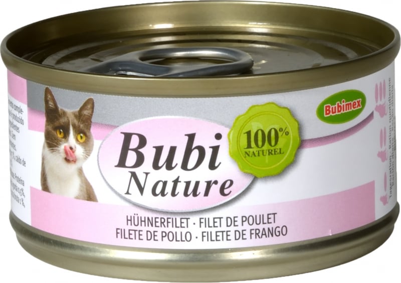 Patê BUBIMEX Bubi nature Filet de frango para gato 140 g