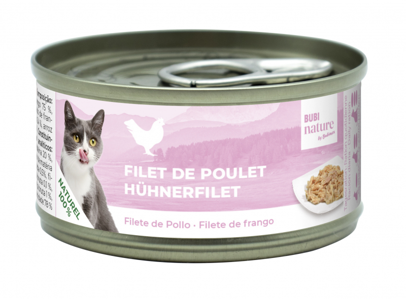  Paté BUBIMEX Bubi nature Filete de pollo para gato