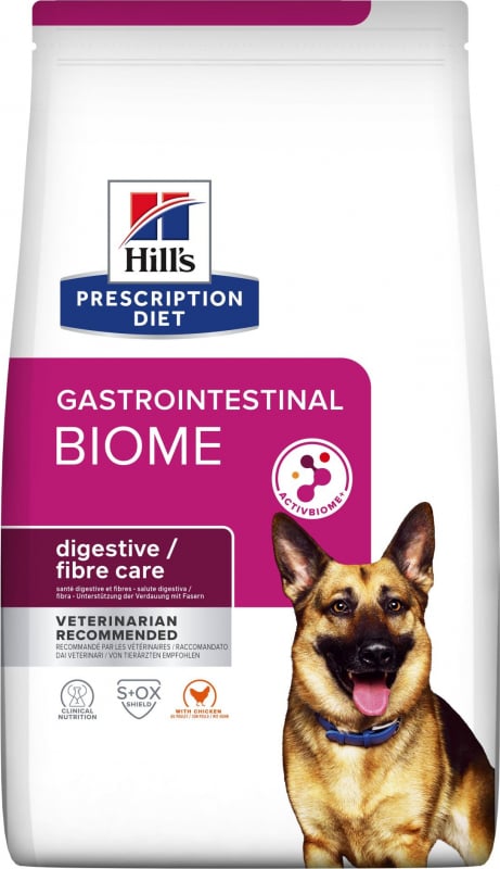Hill's Prescription Diet Gastro-intestinal Biome ração para cão de frango