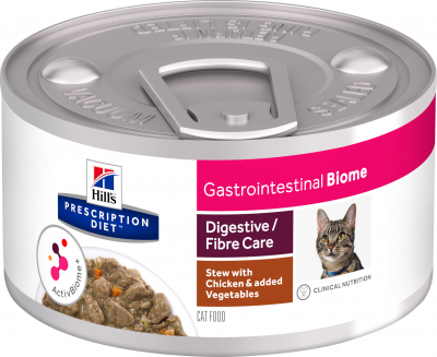 Hill's PRESCRIPTION DIET Gastrointestinal Biome Mijotés pour Chat Poulet & Légumes