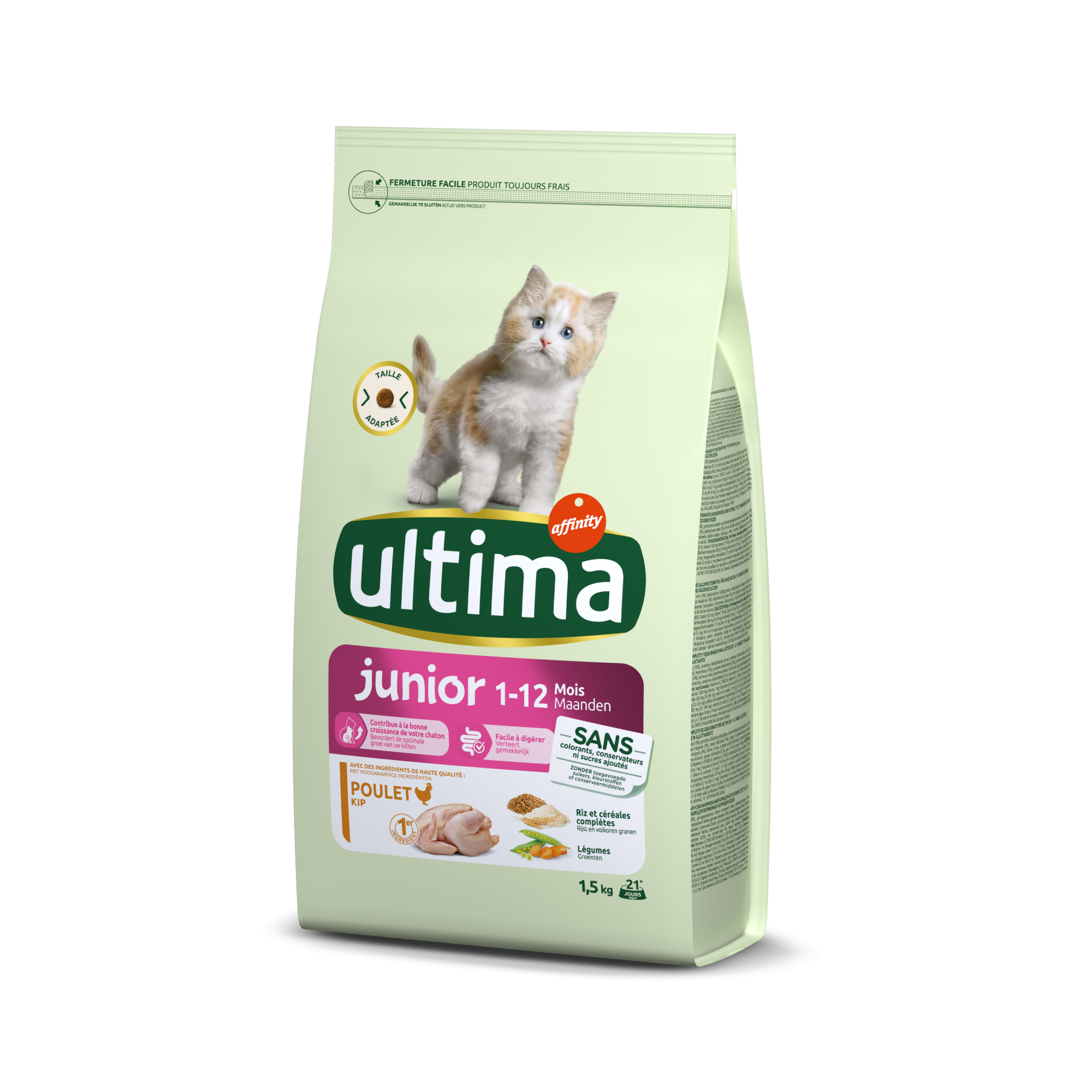 Affinity ULTIMA Stérilisé Junior de frango para gatinho