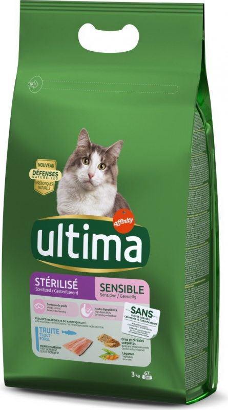 Affinity ULTIMA Stérilisé Sensible Truite pour chat