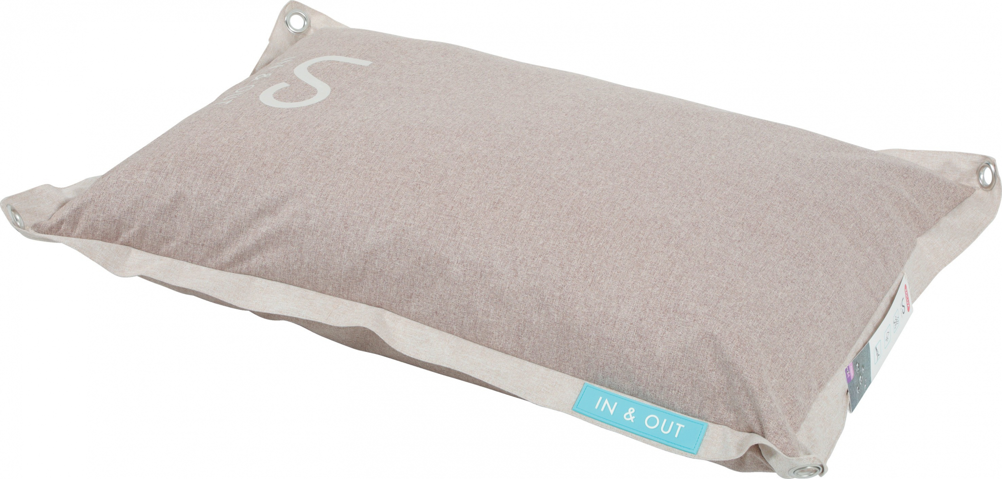 Coussin déhoussable imperméable Taupe Zolux In and Out 