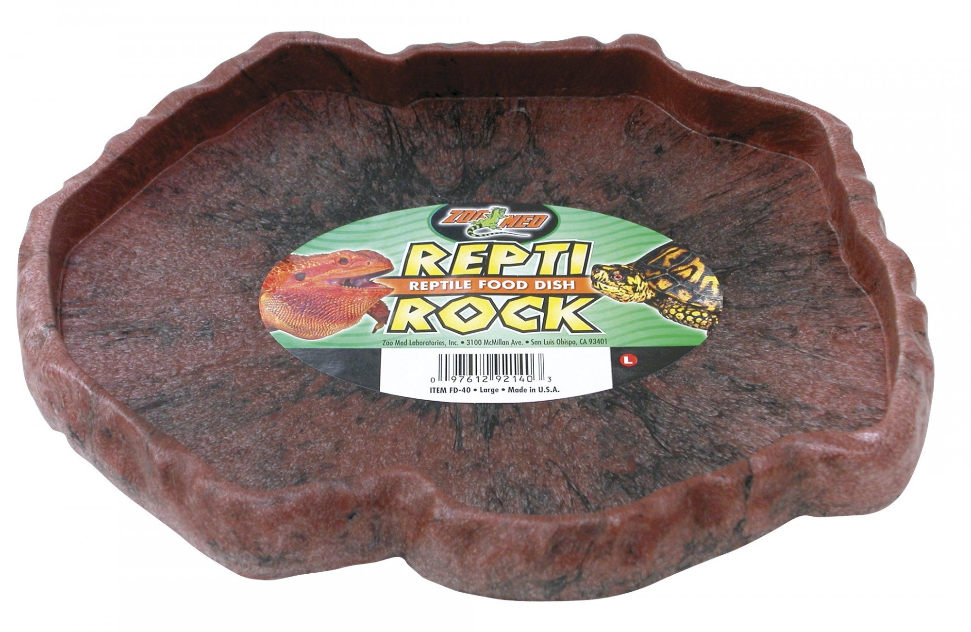 Gamelle basse pour reptiles ReptiRock ZooMed - 4 tailles disponibles