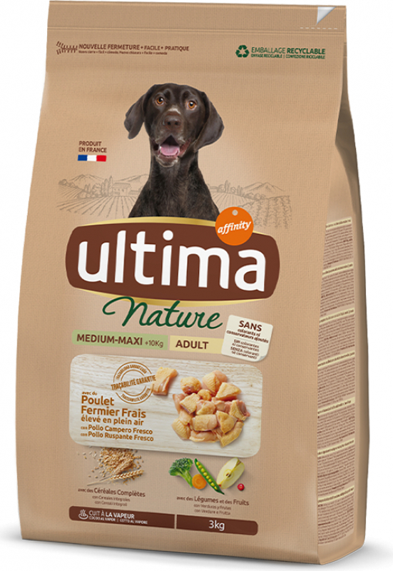 Affinity ULTIMA Nature Medium-Maxi Frango para cão