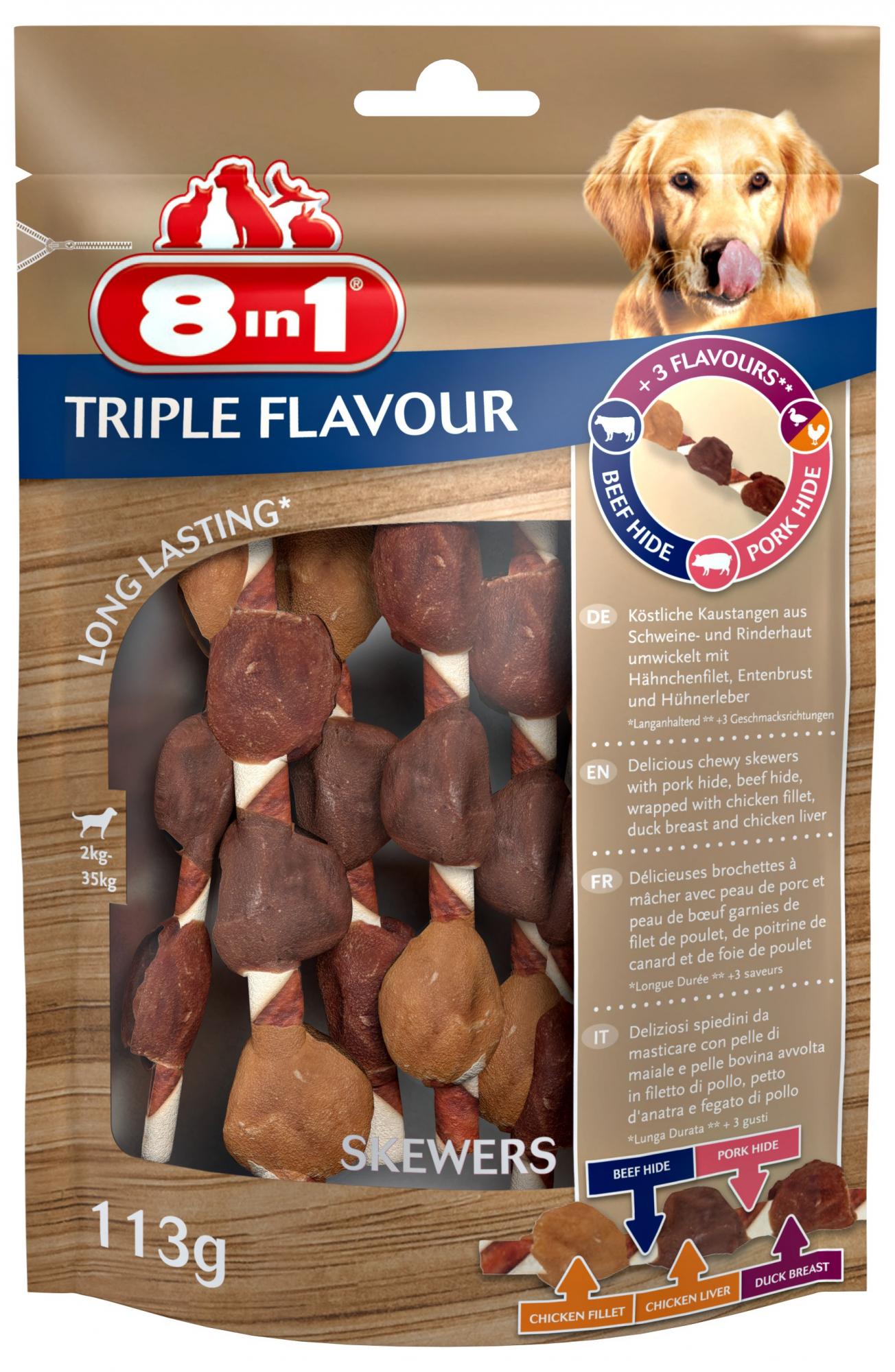 8in1 Triple Flavour Skewers Brochettes