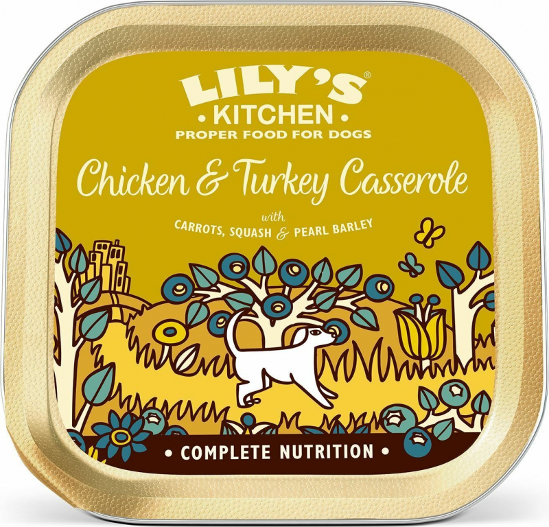 LILY'S KITCHEN Paté de galinha e peru 150g para cães