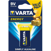 VARTA Piles 9V Alkaline Energy