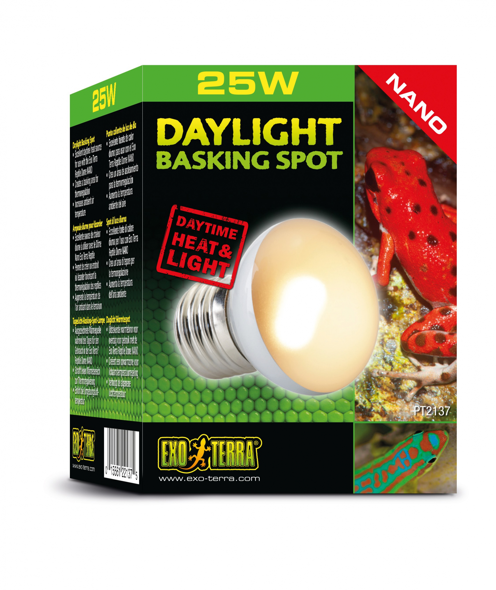 Illuminazione terrario Daylight Basking Spot NANO 25W Exo Terra