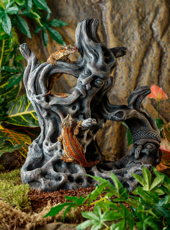 Les décorations Totem Tiki pour reptiles Exo Terra - Deux tailles disponibles