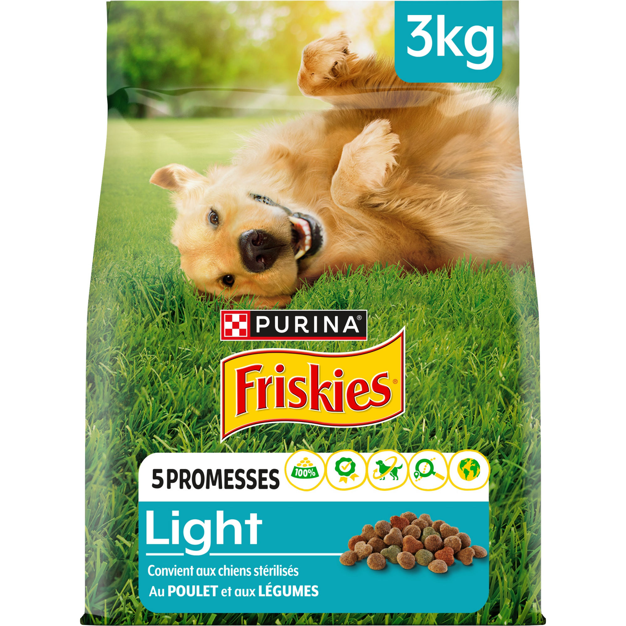 FRISKIES Dog Vitafit Light, met kip