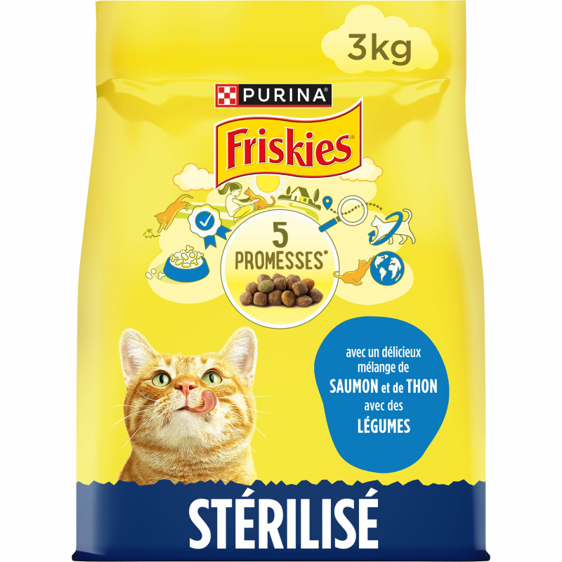 FRISKIES Cat sterilised - zalm, tonijn & groente