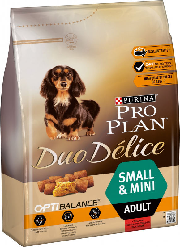 Pro Plan Duo Délice mit Rindfleisch für kleine erwachsene Hunde