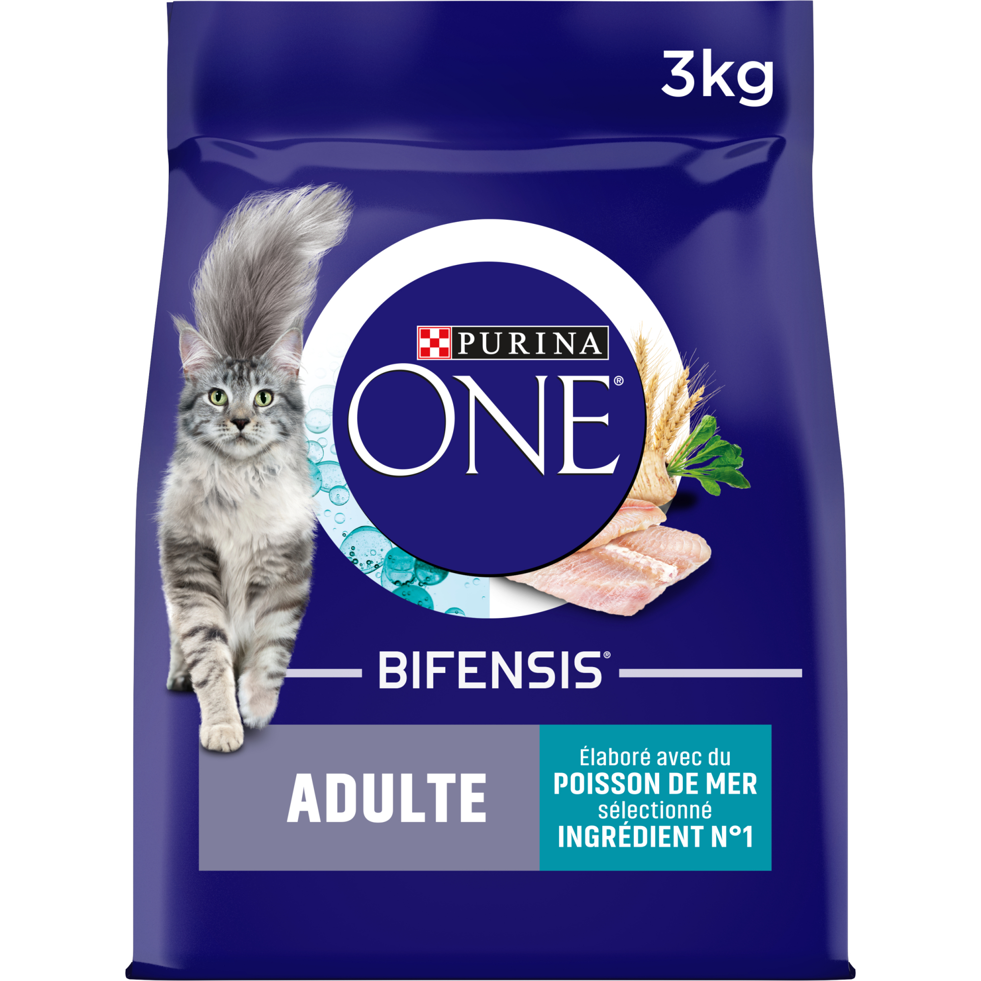 PURINA ONE Chat Adulte au Poisson