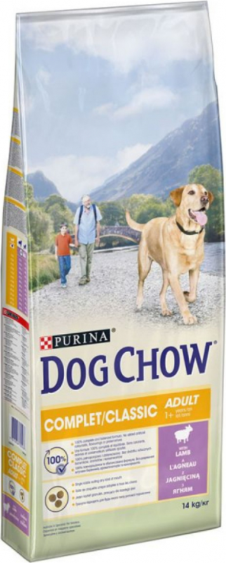 DOG CHOW pour chien Complet avec de l'Agneau