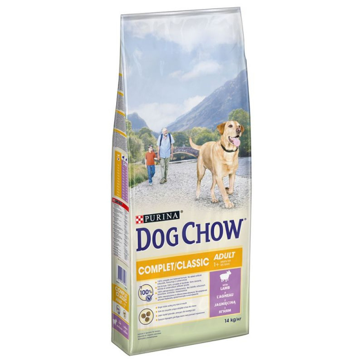 DOG CHOW per cani Completo con Agnello